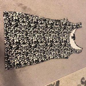 Black and white body con dress